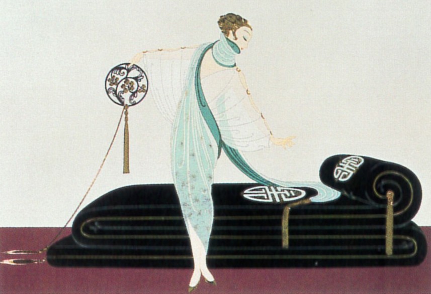 エルテの絵画作品　タイトルは、サロン